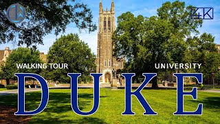 Duke University Campus 4K Walking Tour Durham NC 2021 [upl. by Acebber]