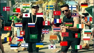 DESPACITO in 40 Different Languages Luis Fonsi Daddy Yankee [upl. by Adym]