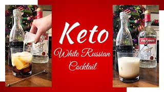 🧉White Russian cocktail recipe  Low Carb Keto [upl. by Einttirb]