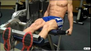 How To Leg Extension Cybex [upl. by Eanyl508]