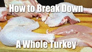 Breaking Down a Whole Turkey [upl. by Suilmann]