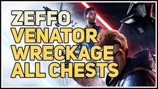 All Chests Venator Wreckage Zeffo Star Wars Jedi Fallen Order [upl. by Trimmer272]