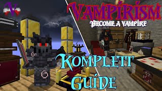 ALLE neuen Features der Vampire amp Hunter  Vampirism Tutorial  Minecraft Forge Mod Guide 1165 [upl. by Emlynn]