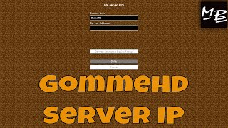 Minecraft GommeHD Server IP Address [upl. by Airemat]