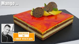 Manguo  Entremet chocolat mangue  Recette par Chef Sylvain [upl. by Wendt]