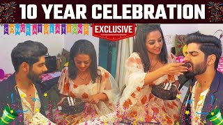 IMM2 Exclusive Helly Shah 10 years Celebration in the industry with Rahuls masti 🥳🥳 [upl. by Lothario]