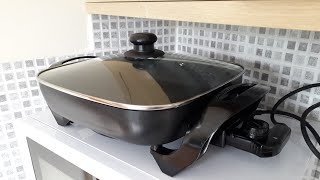 Geepas Electric Skillet Frying Pan UK Version [upl. by Sammy]