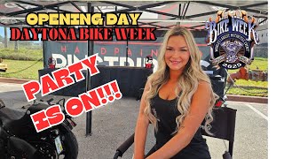 OPENING DAY DAYTONA BIKE WEEK 2025 [upl. by Skylar377]