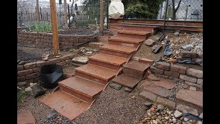 How to build flagstone steps [upl. by Tanhya]