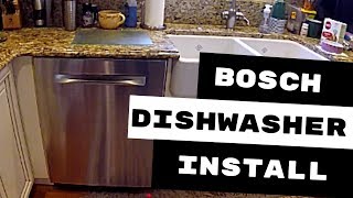 BOSCH DISHWASHER INSTALLATION AVOID THESE 3 MISTAKES [upl. by Lisandra200]