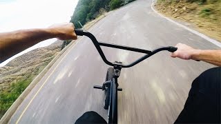 Intense BMX Hill Bomb  Top Speed No Brakes [upl. by Ofella295]