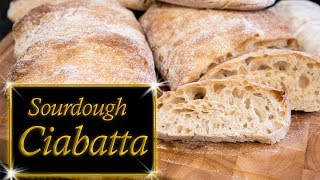 Sourdough Ciabatta Bread [upl. by Erdnoid586]