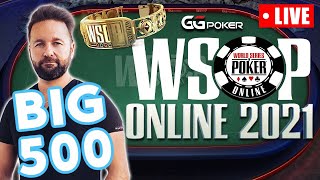 GGPoker WSOP Event 14 THE BIG 500 NoLimit Holdem [upl. by Eelek]