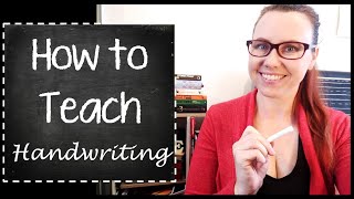 How To Teach Handwriting  Tips amp Resources [upl. by Analra]