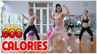 Burn 600 Calories in a 60Minute Aerobic Workout No Equipment  Eva Fitness [upl. by Skardol]