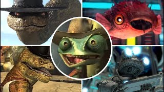 Rango All Bosses  Boss Fights PS3 X360 WIi [upl. by Otilopih]