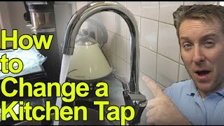 HOW TO CHANGE YOUR KITCHEN TAP  Monobloc Mixer  Plumbing Tips [upl. by Eellehs614]