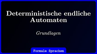 Deterministische endliche Automaten DEADFA [upl. by Akcimat65]