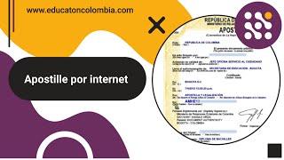 Apostilla por internet [upl. by Fesoy]