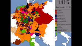 The Holy Roman Empire Every State Every Year [upl. by Ielerol]