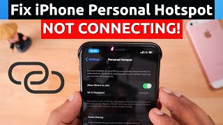 iPhone Personal Hotspot NOT WORKING Lets FIX IT [upl. by Tobiah640]