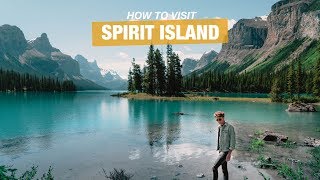 How to Visit Spirit Island  Maligne Lake Jasper Canada [upl. by Rosse]