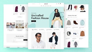 Responsive eCommerce Website Using Html CSS JavaScript [upl. by Verena884]