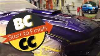 How to Spray Nason Base Coat  Clear Coat BCCC Automotive Paint  Start to Finish [upl. by Anaitsirhc]