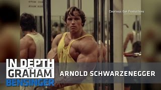 Arnold Schwarzenegger Flexing in the mirror [upl. by Sudnor]