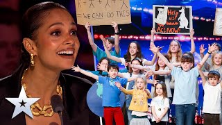 Unforgettable Audition Singing kids prove to the WORLD they are our FUTURE  Britain’s Got Talent [upl. by Riannon]