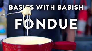 Cheese Fondue  Basics with Babish [upl. by Cowey]