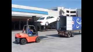 How to Load Cars Into Containers [upl. by Bernt]