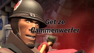 Hans Get ze flammenwerfer COLORIZED [upl. by Stephanus]