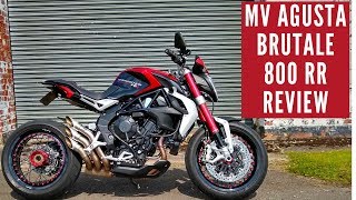 2018 MV Agusta Brutale Dragster 800 RR Review [upl. by Adhern]