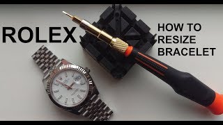 Rolex Watch Bracelet Resizing Screws [upl. by Hansiain]