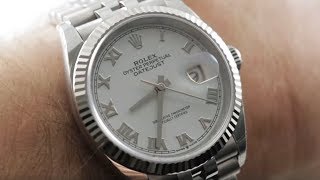 Rolex Oyster Perpetual Datejust 116234 Rolex Watch Review [upl. by Solnit]