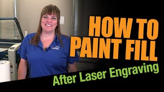 How to Paint Fill Wood that has been Laser Engraved [upl. by Bastian425]