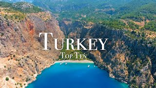 Top 10 Places To Visit In Turkey  4K Travel Guide [upl. by Nroht]