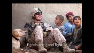 Brantley Gilbert  One Hell of an Amen with lyrics Military tribute [upl. by Artemla243]