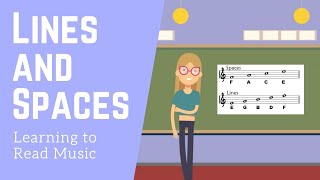 Learning to Read Music Treble Clef Lines and Spaces [upl. by Cunningham]