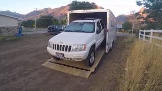 Enclosed Car Trailer Winch Install [upl. by Enitnemelc888]