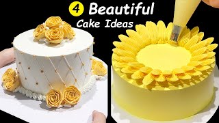 How To Make Cake Decorating Tutorials for Beginners  Homemade cake decorating ideas  Cake Design [upl. by Ydnat]