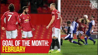 Goal of the Month February  Fernandes Rashford Amad McCann amp More  Manchester United [upl. by Thia]