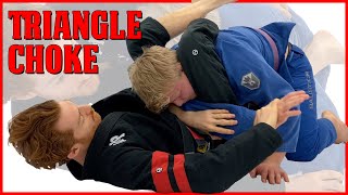 How to Reliably Hit the Triangle Choke from the Overhook Grip in Closed Guard with Jon Thomas [upl. by Broder]