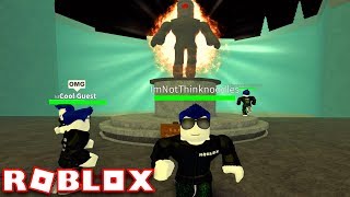 GUEST 666 BOSS FIGHT  Guest World  ROBLOX [upl. by Darin331]