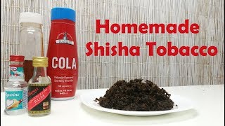 Homemade Shisha Tobacco  Rum and cola flavor [upl. by Radbourne]