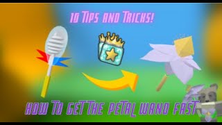 10 Tips and Tricks on How to Get the Petal Wand FAST  Roblox Bee Swarm Simulator [upl. by Willis]