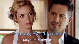 Magnum PI Magnum amp Higgins As long as you love me [upl. by Tillio]