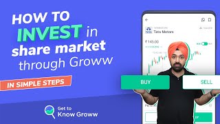 How to Invest in stock market for Beginners  Groww app kaise use kare  Buy amp Sell Shares on Groww [upl. by Peg]