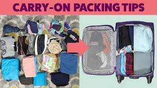 How To Pack A CarryOn Suitcase For A TwoWeek Trip [upl. by Hadsall]